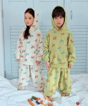 코코 벌룬 후드 상하세트_올리브