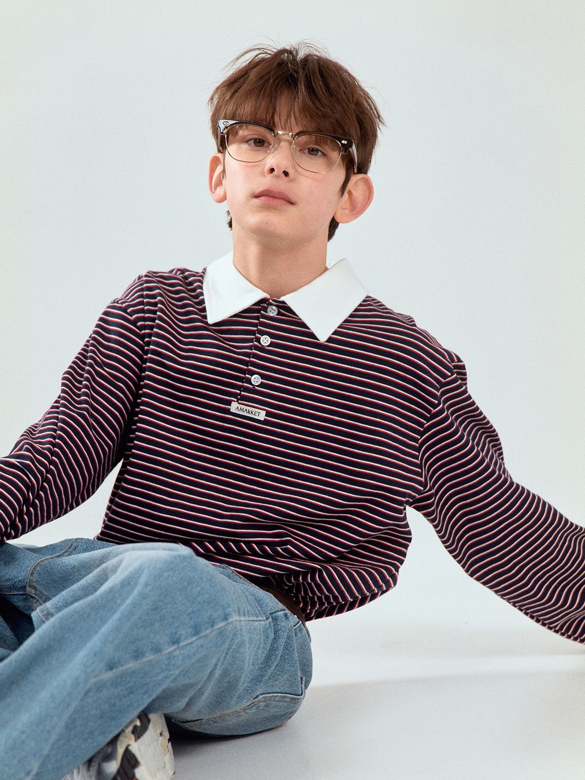 에이마켓(A-MARKET) DAY RUGBY SHIRT_NAVY