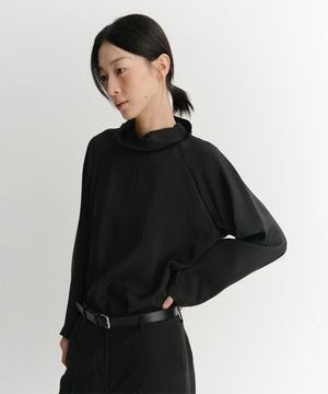 LIA FLARE BLOUSE (BLACK)
