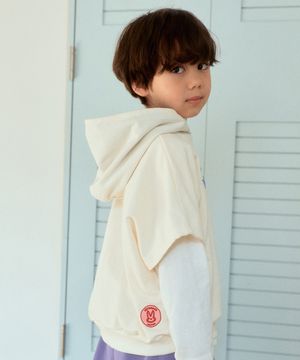 베스티 후드 맨투맨_크림아이보리