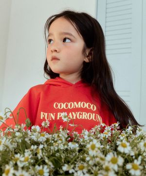 베스티 후드 맨투맨_토마토레드