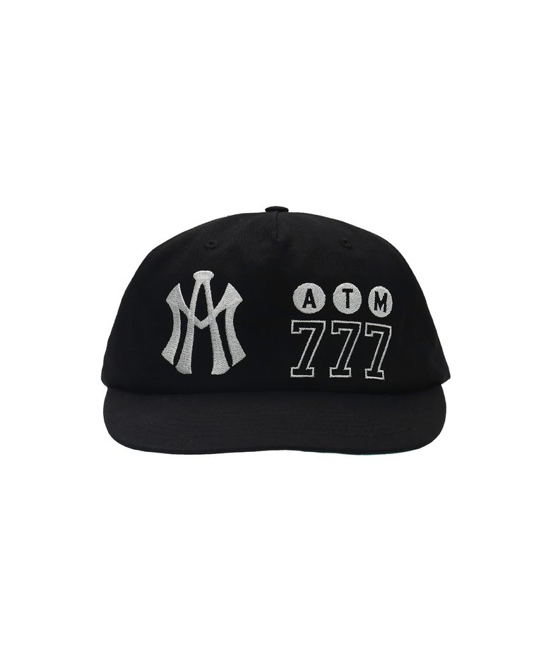 ATM 777 LOGO BALL CAP BLACK