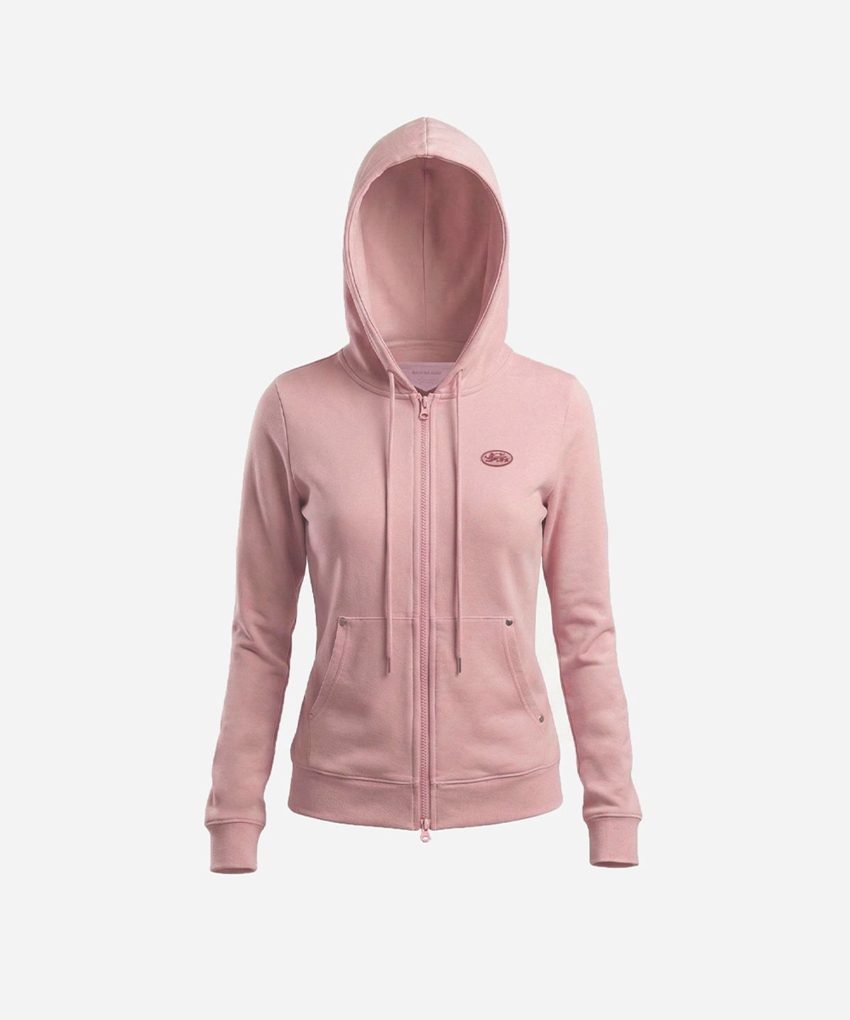 배드블러드(BADBLOOD) BS Soft Terry Zip-Up Hoodie - Pink