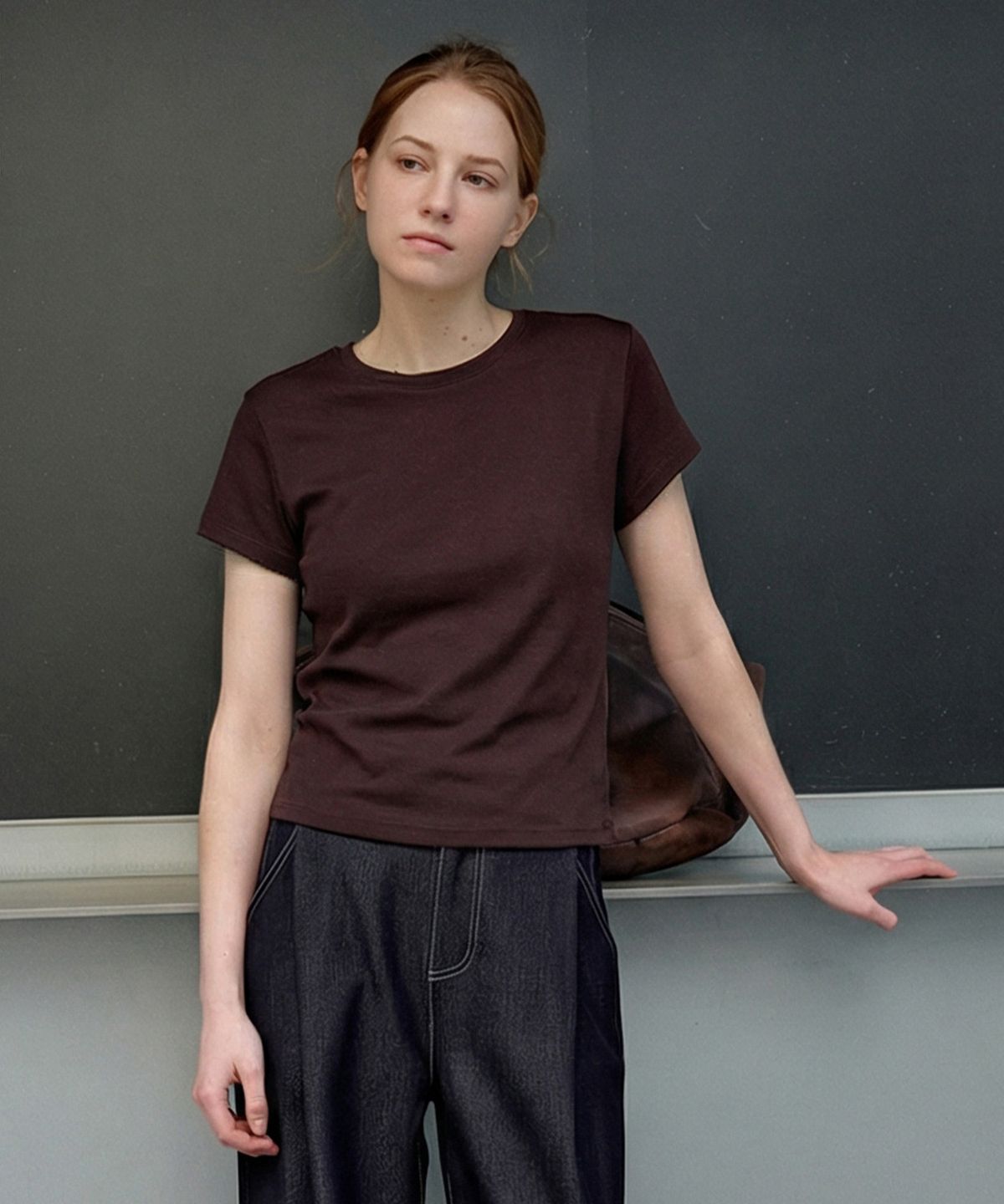논앤논(NON AND NON) ORDINARY SHORT SLEEVE T-SHIRT_N6STS0387