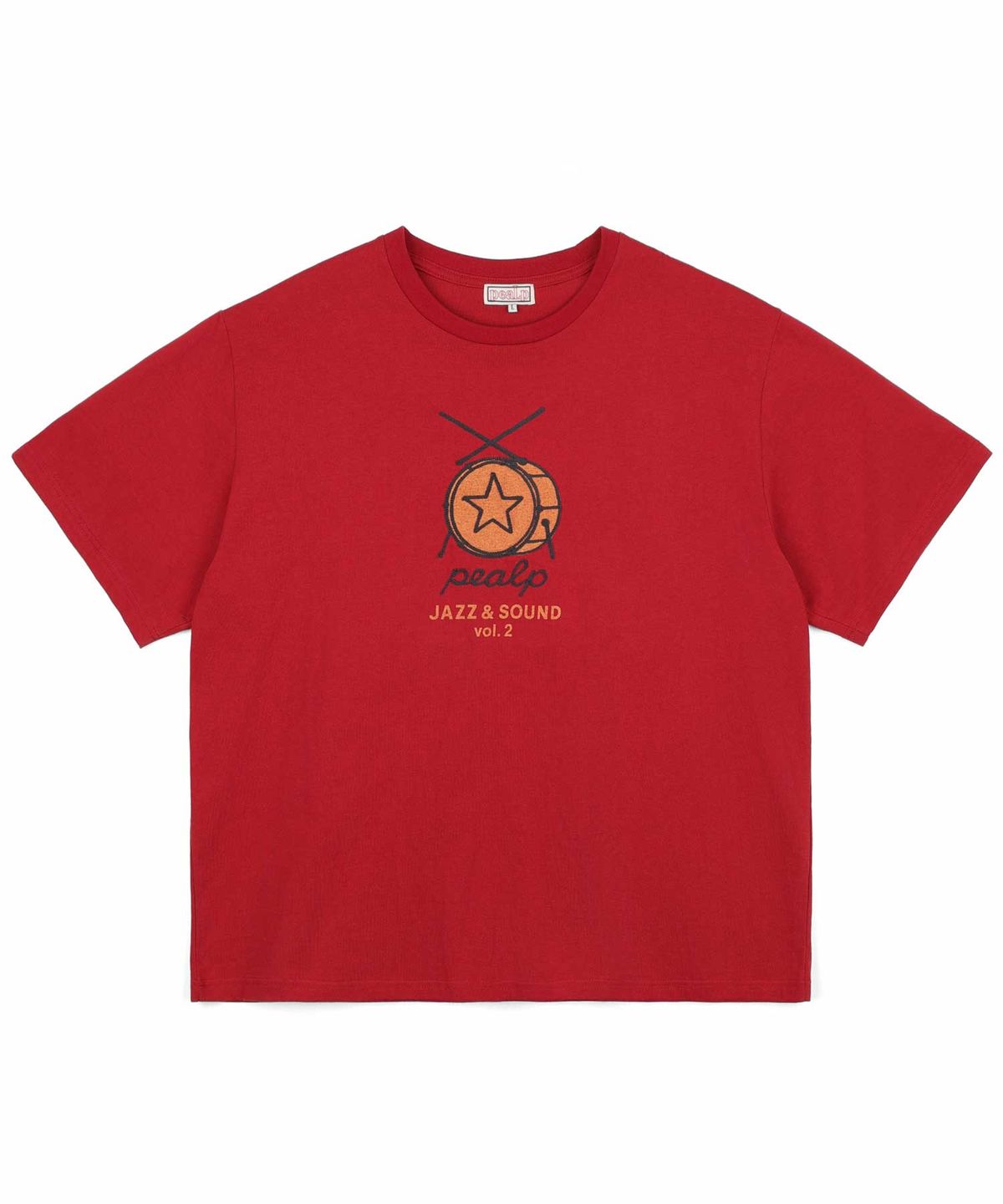 필프(PEALP) Drum Sound Over Tee 55 (DEEP RED)