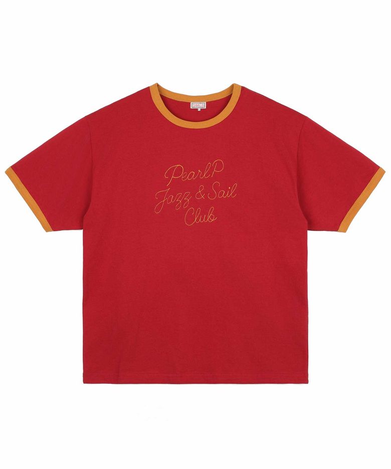 Jazz Club Crop Ringer Tee 52 (DEEP RED)