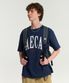AECA SYMBOL FELT HALF SLEEVE TEE-NAVY