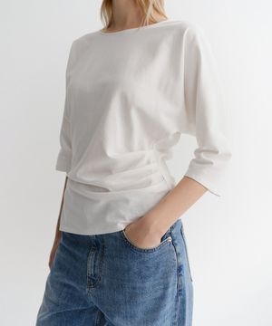 TILT TUCK T-SHIRT (WHITE)