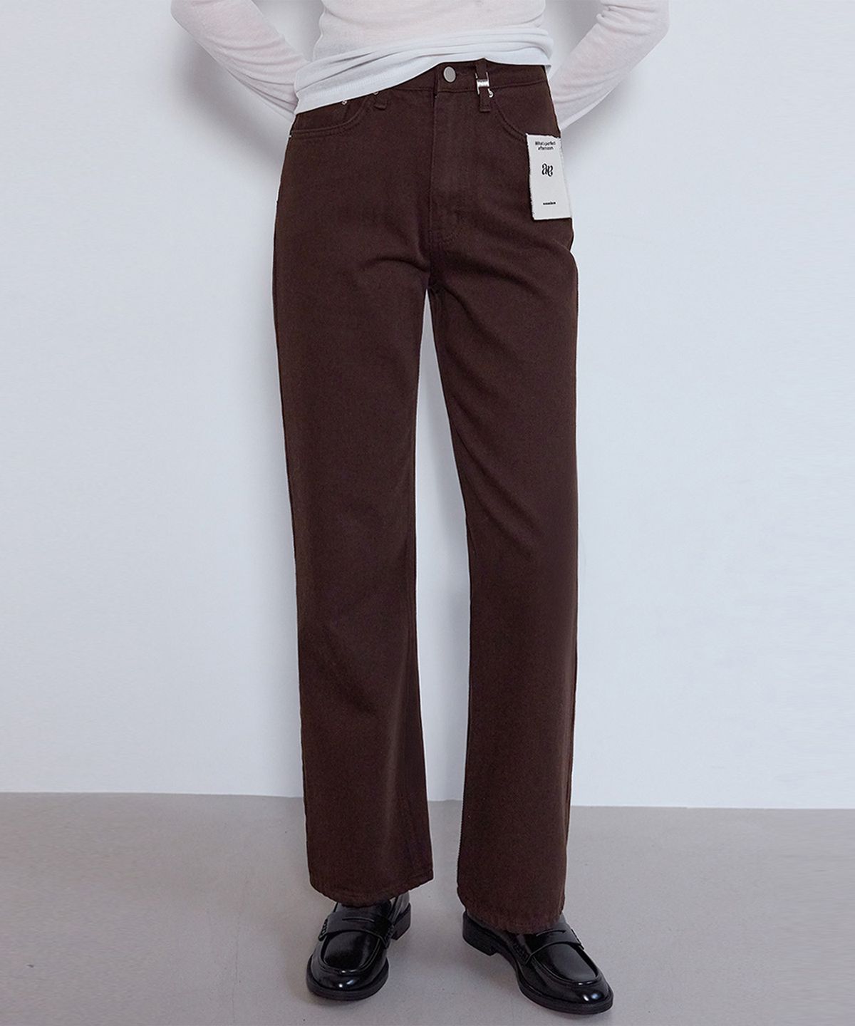 논앤논(NON AND NON) FUNDAMENTAL COTTON STRAIGHT PANTS_N6SCP0372
