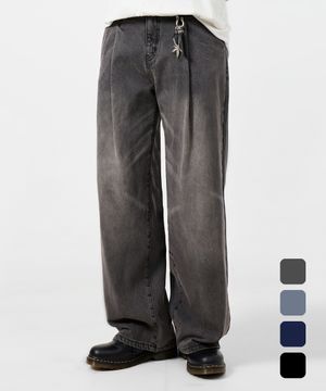 [10주년기획] ©모두의 All-Sunday 원턱 데님 팬츠_4 COLOR