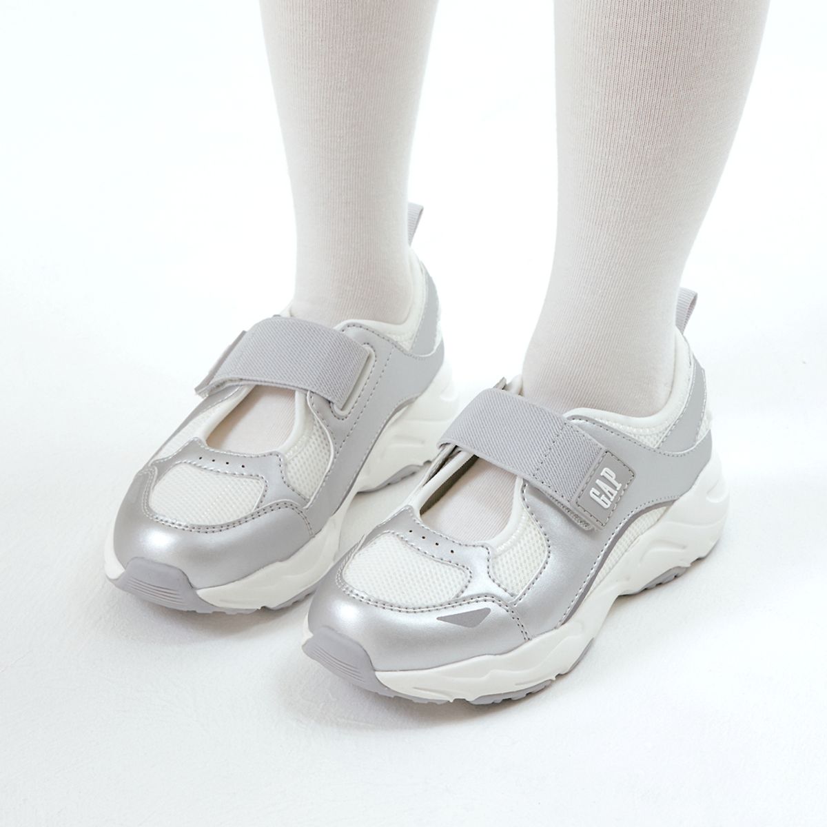 갭 키즈(GAP KIDS) 키코 키즈 메리제인 실버