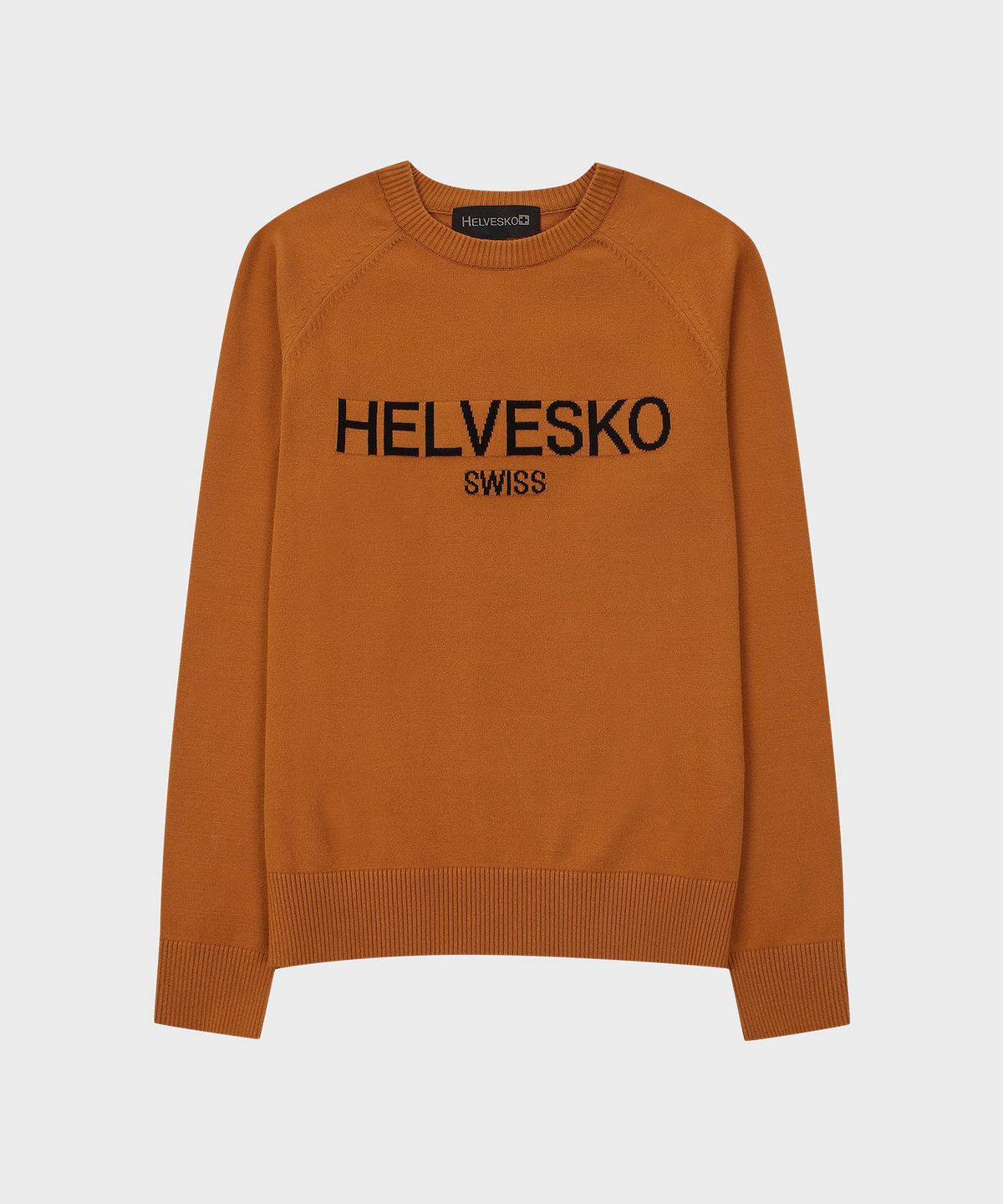 헬베스코(HELVESKO) 에리변형 터틀형 스웨터 (오렌지)
