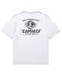 COLOR STITCH TEAM AECA HALF SLEEVE TEE-WHITE