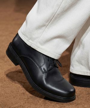 [SECOND.A Light] 스탠다드 라운드토 더비슈즈 SL22 [MATT BLACK]