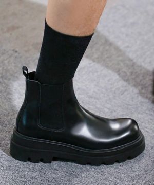 [SECOND.A] 더블 레이어드솔 첼시부츠 2NDF3500GB [BLACK]