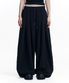슈퍼 메가 벌룬 투턱 스웻 팬츠 - 블랙