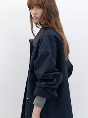 CORA LEATHER COTTON JACKET (CT-1481)