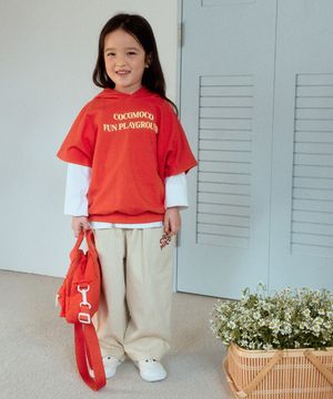 토이 포켓 벌룬 팬츠_베이지