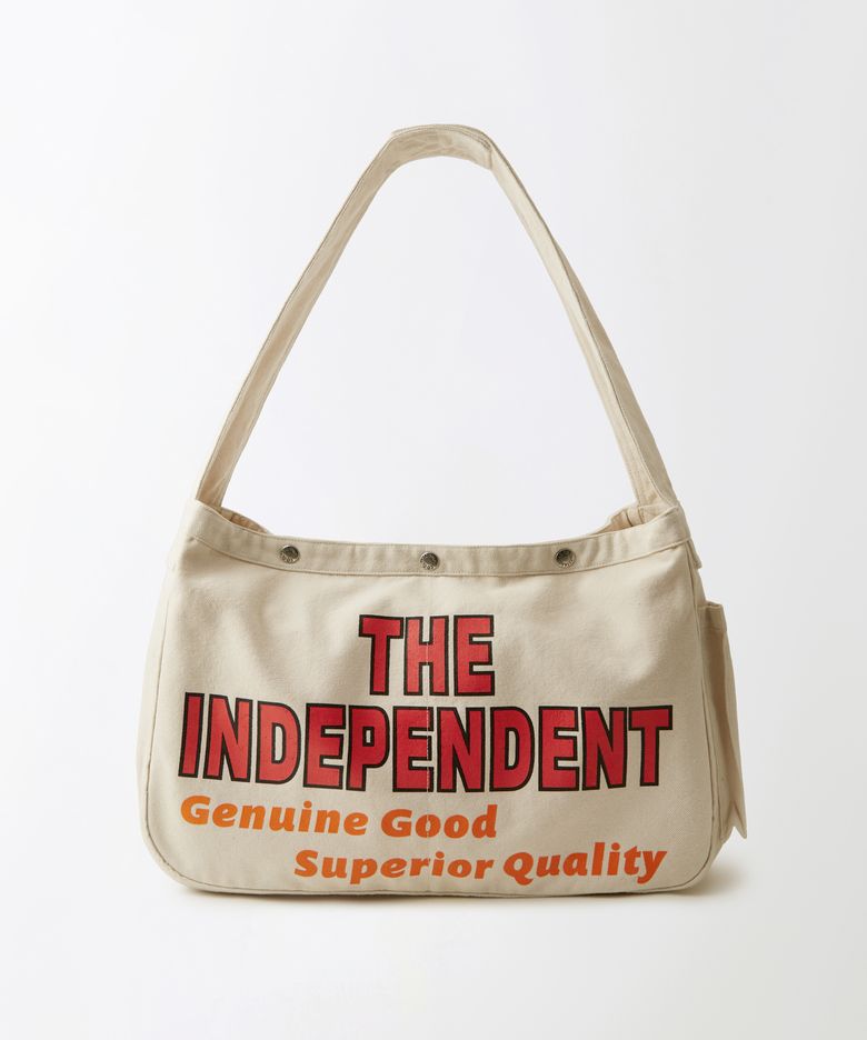 NEWSPAPER BAG(INDEPENDENT)_ECRU