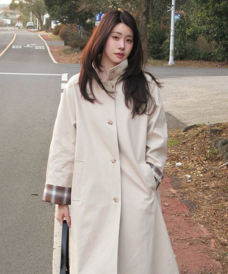 Check point long trench coat [TISP05CT01]_Beige