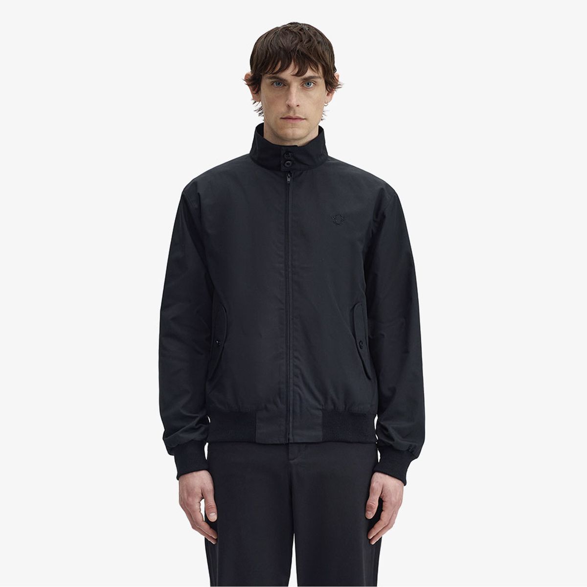 프레드페리(FRED PERRY) [Made in England] 메이드 인 잉글랜드 해링턴 재킷 - 블랙 AFPM2G97320-102