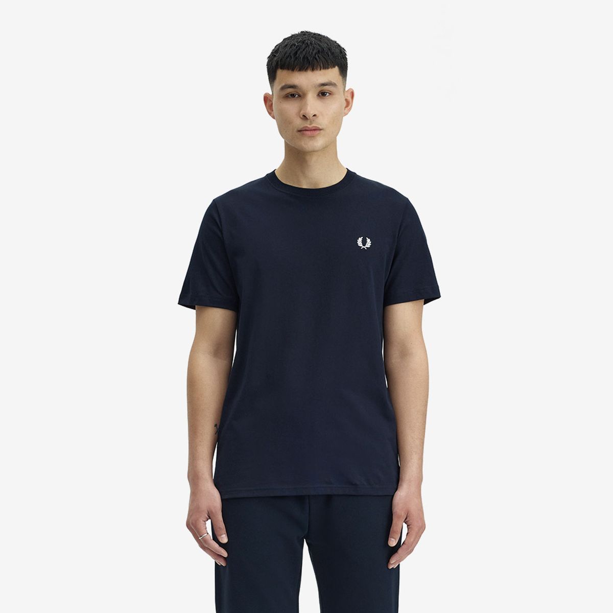 프레드페리(FRED PERRY) [Sport] 크루넥 티셔츠 - 네이비 AFPM2G91600-608