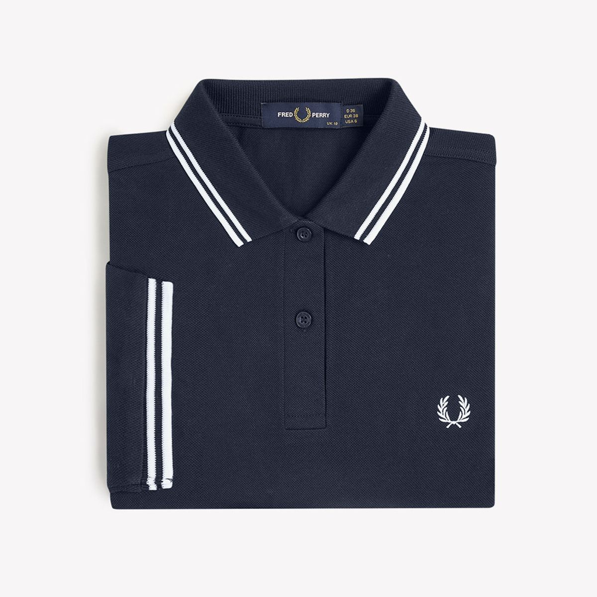 프레드페리(FRED PERRY) [G3600] 트윈 팁 프레드페리 셔츠 - 네이비/화이트 AFPF2G93600-608