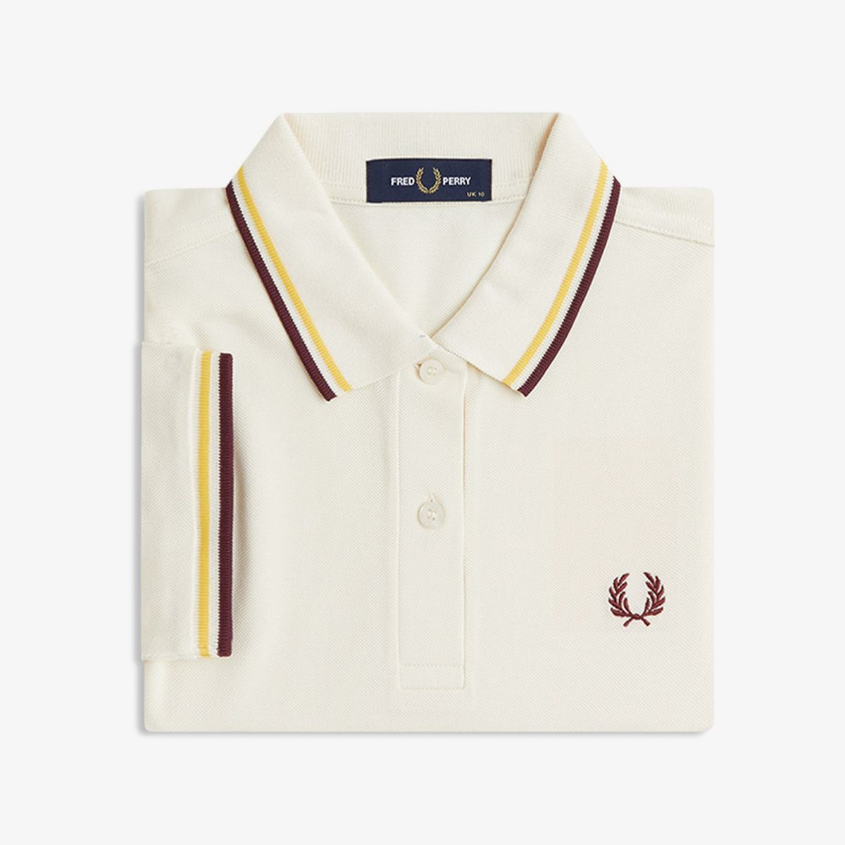 프레드페리(FRED PERRY) [G3600] 트윈 팁 프레드페리 셔츠 - 에크루/레몬발리/옥스블러드 AFPF2613600-18B