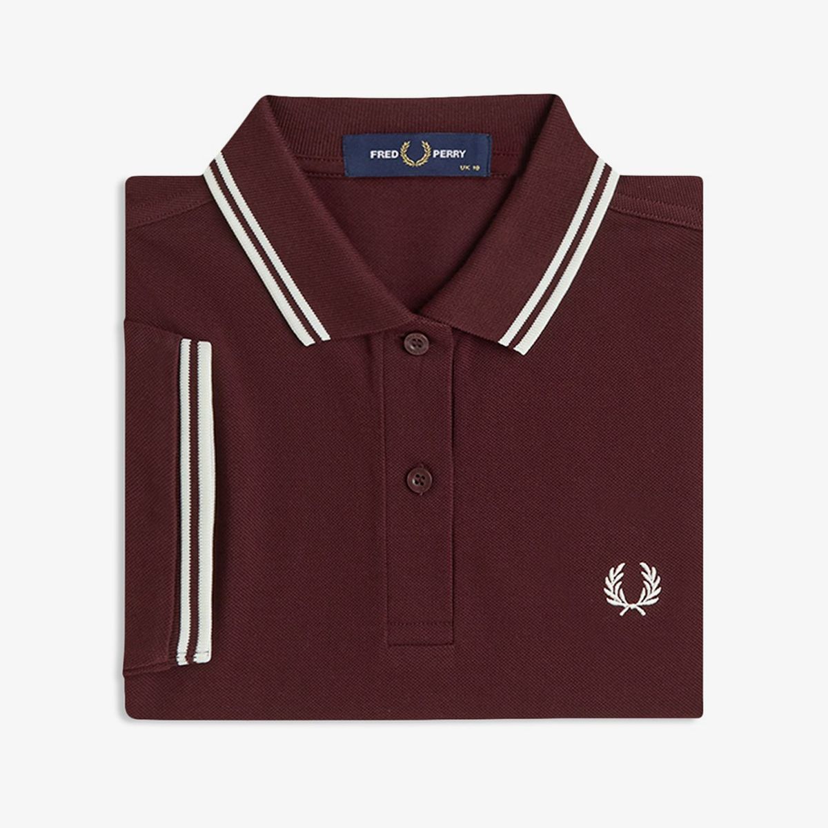 프레드페리(FRED PERRY) [G3600] 트윈 팁 프레드페리 셔츠 - 옥스블러드/에크루 AFPF2613600-597