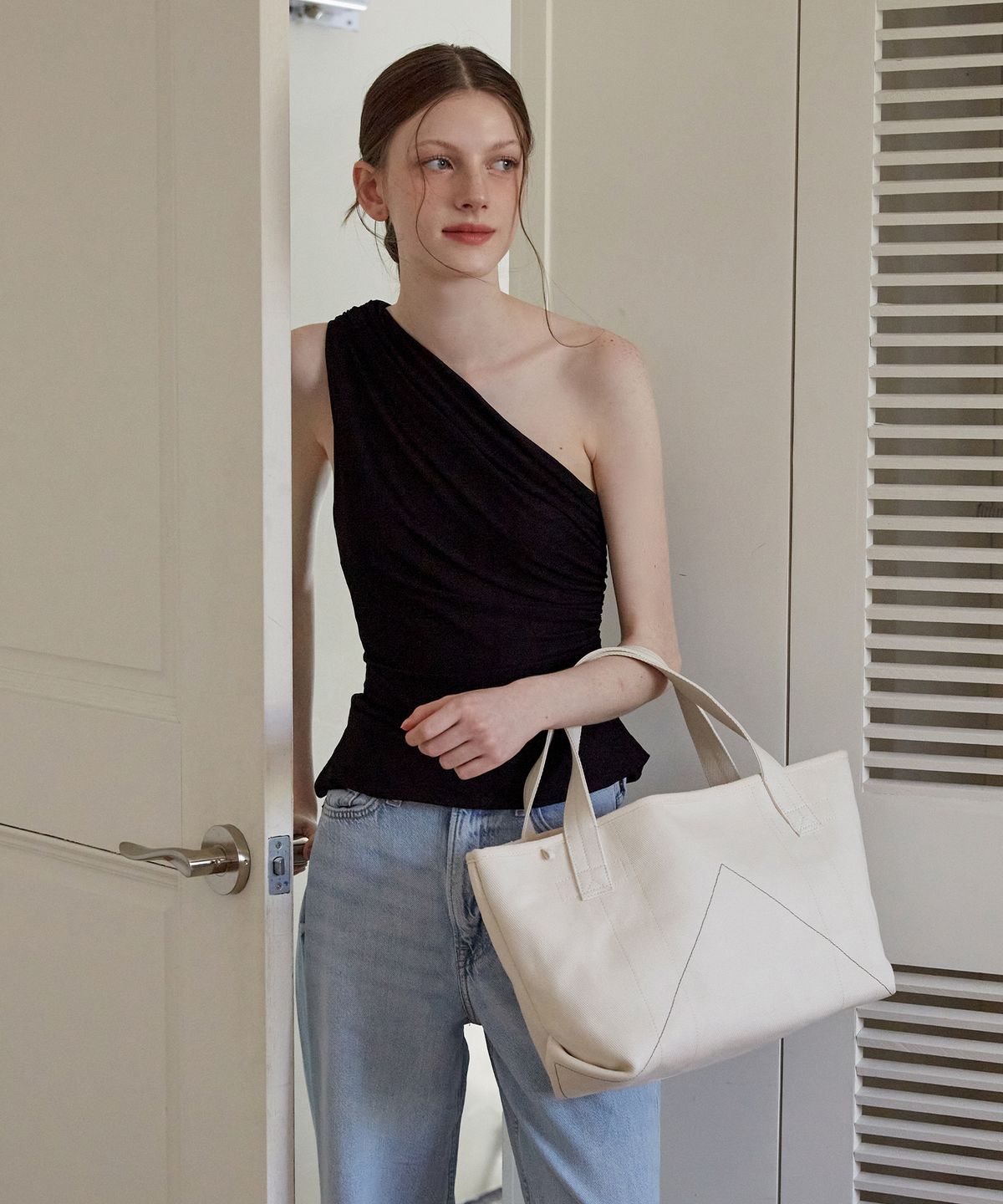 벨류엣(VALLUAT) Lato bag_Ivory