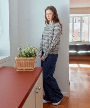 [ADULT] 세인트 스트라이프 티셔츠_네이비