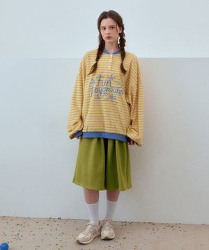 [ADULT] 이지 버뮤다 스웻 팬츠_올리브