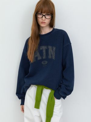 ATN PIGMENT WASHING SWEAT SHIRT (T-7160)