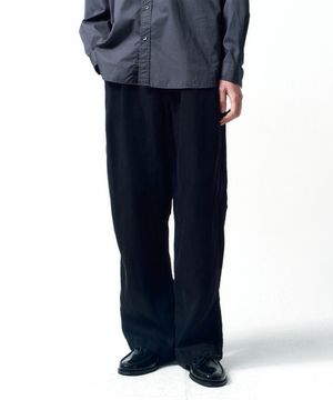 빈티지 워시드 텐셀 팬츠 WASHED BLACK