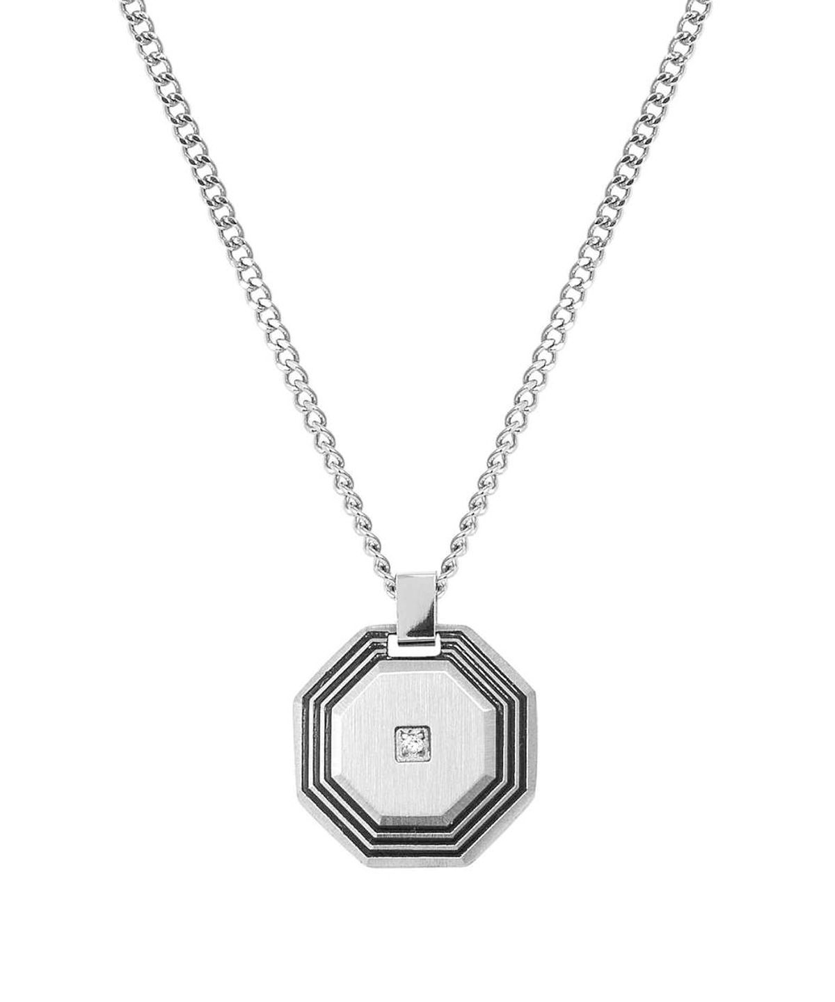 노미네이션(NOMINATION) 목걸이 스트롱 STRONG necklace 다이아몬드 Geometric Ed. 옥타곤 목걸이 (White) 028343/064