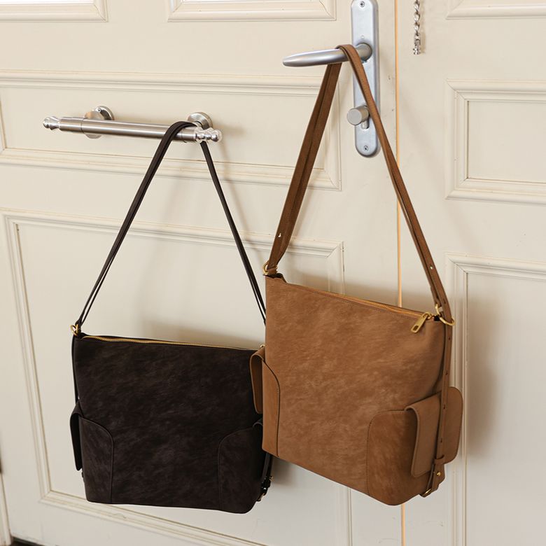PM_Soft saddle suede bag_2color