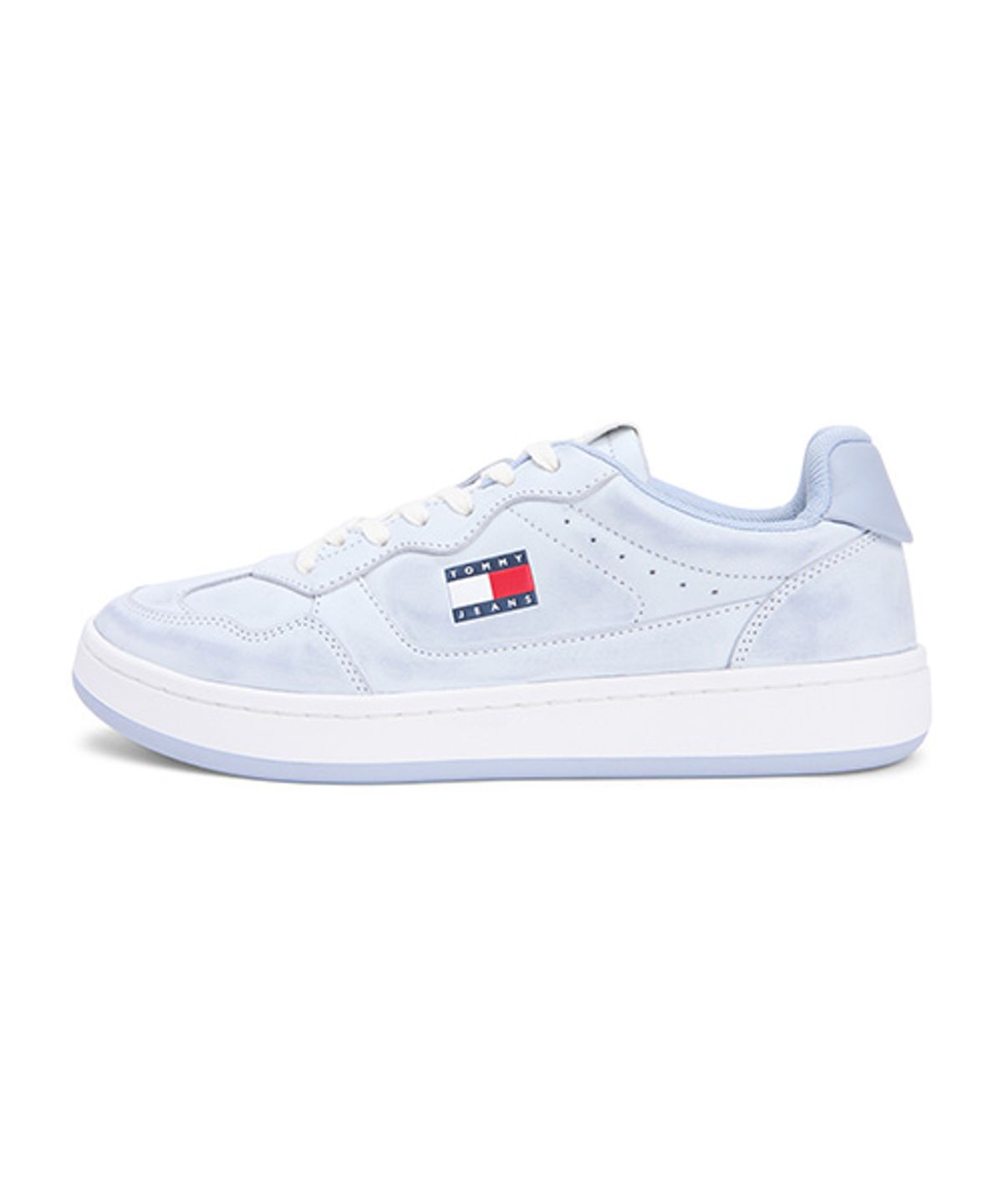 타미진스(TOMMY JEANS) 아카이브 98 코트 더스티 레더 스니커즈-스카이(T52G1ARS220JT1YBL) (T52G1ARS220JT1YBL)