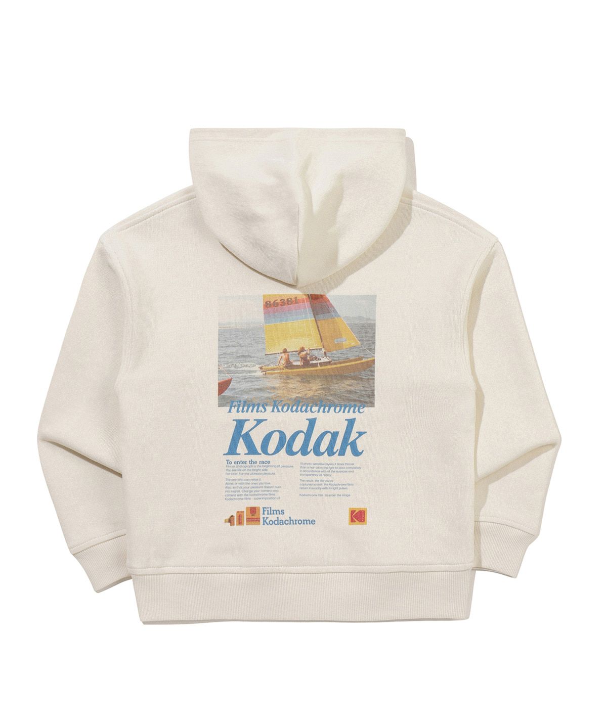 코닥 키즈(KODAK KIDS) 씨너리 그래픽 후드 티셔츠 키즈 IVORY