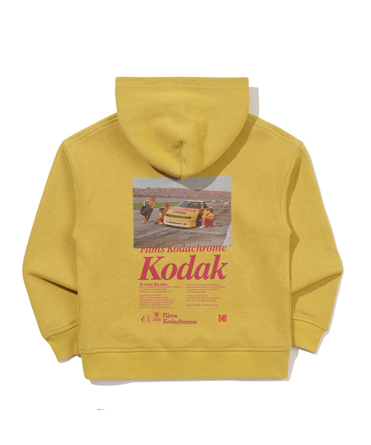 코닥 키즈(KODAK KIDS) 씨너리 그래픽 후드 티셔츠 키즈 YELLOW