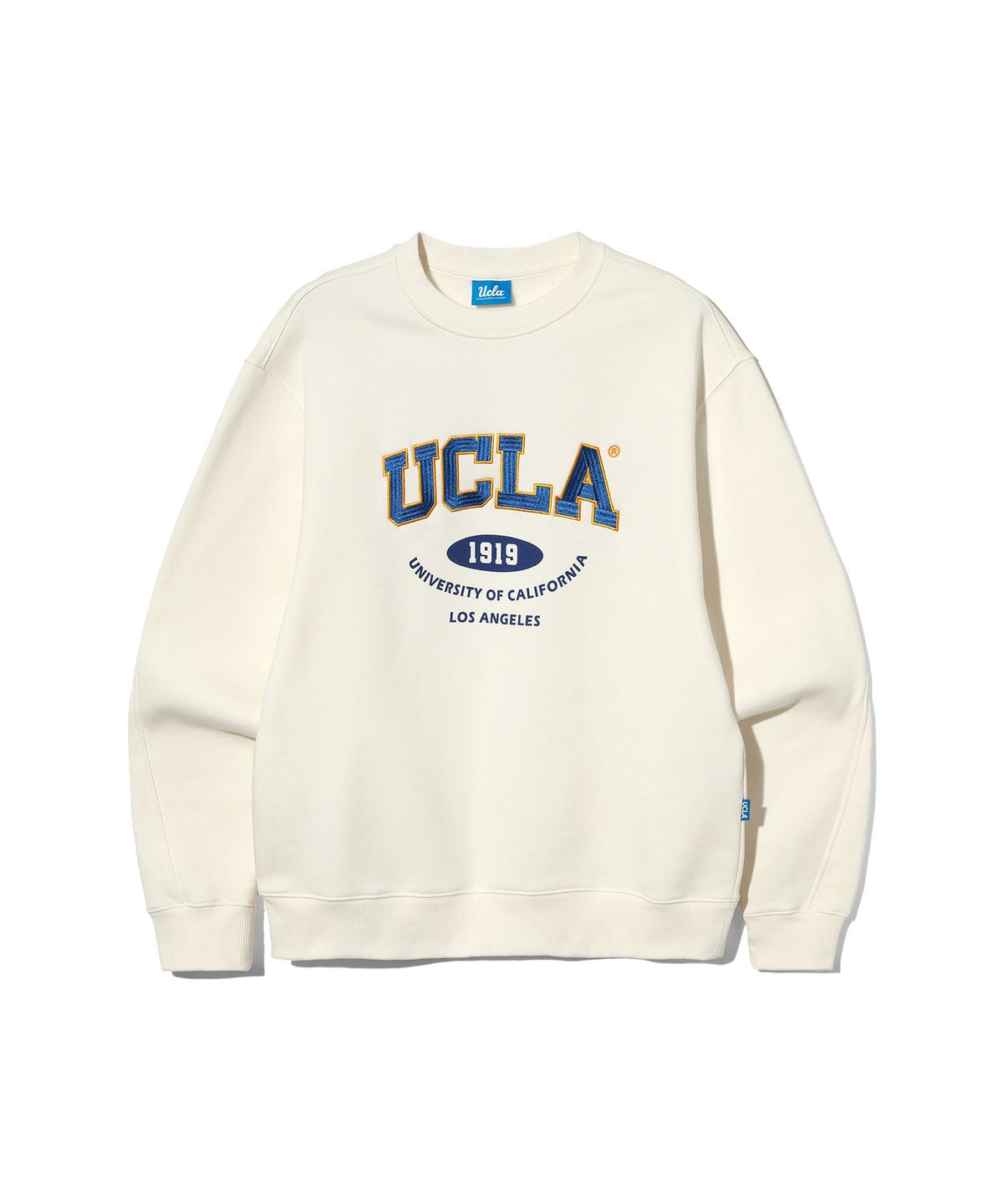 유씨엘에이(UCLA) 남녀공용 UCLA 기모 맨투맨[CREAM](UC2LTK1)