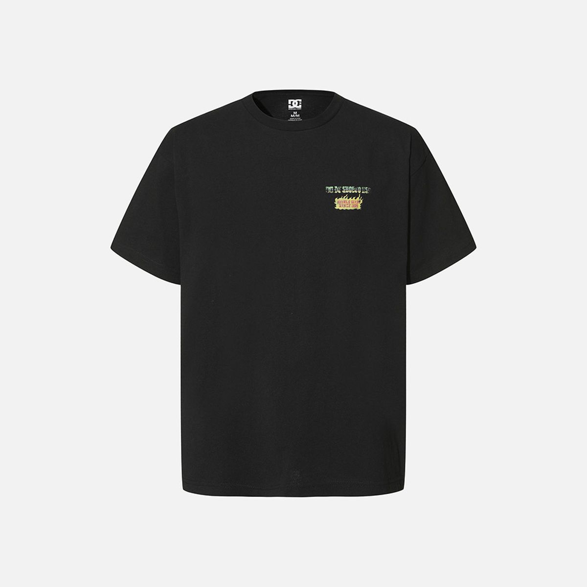 디씨(DC) DC SPRINT RAT 와이드핏 반팔 티셔츠 (DG11ST006BLK)