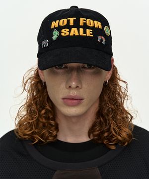UNISEX NOT FOR SALE BADGE CAP aaa529u(BLACK)