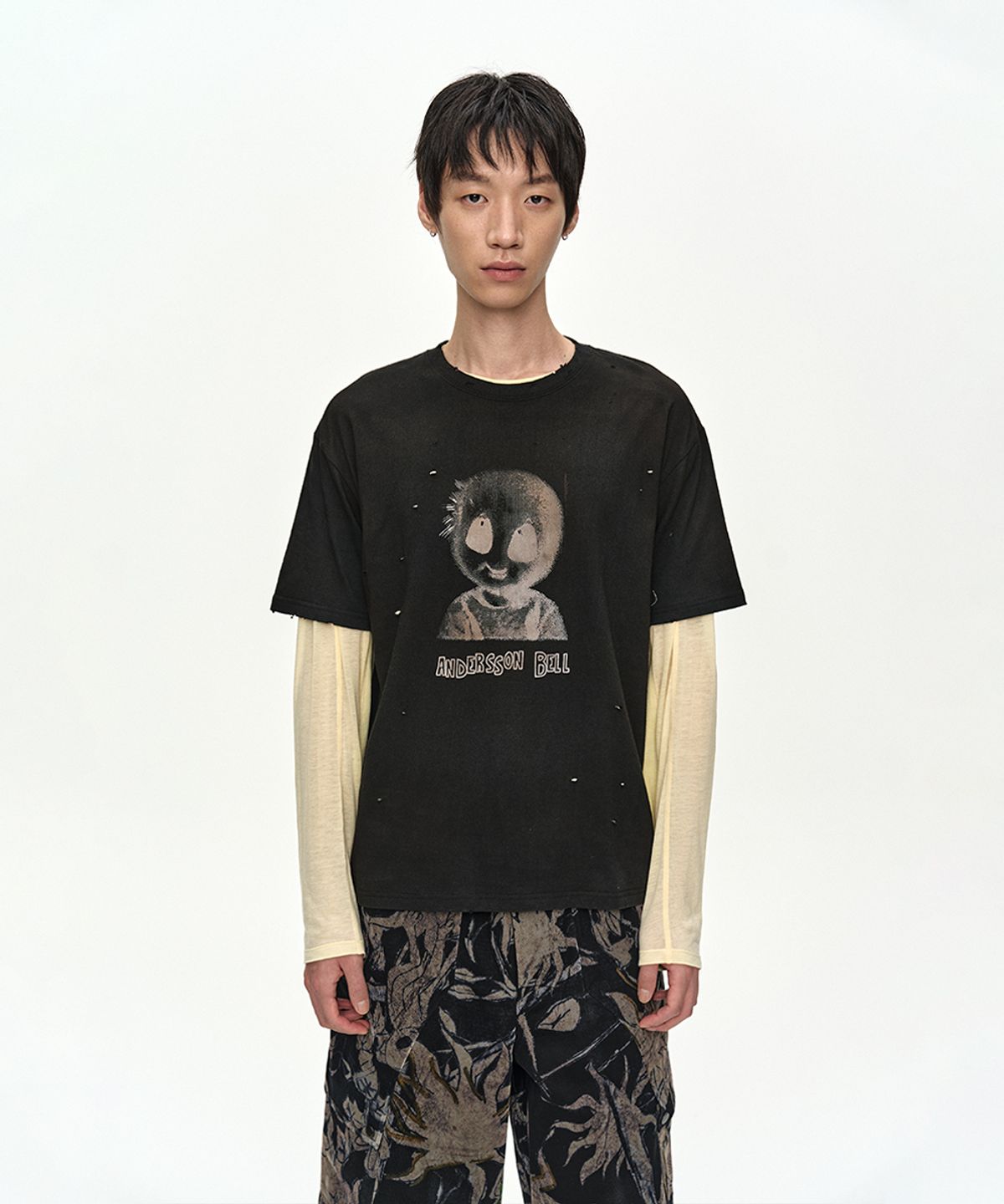 앤더슨벨(ADSB ANDERSSON BELL) UNISEX ALIEN MACHINERY T-SHIRT atb1583u(BLACK)
