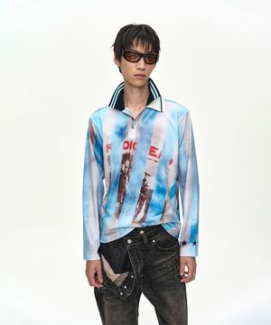 ALTOS FOOTBALL T-SHIRT atb1549m(BLUE/WHITE)