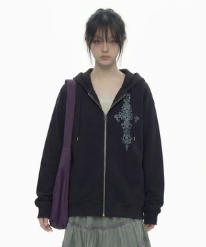 [UNISEX]SIM CROSS 후드집업_2color