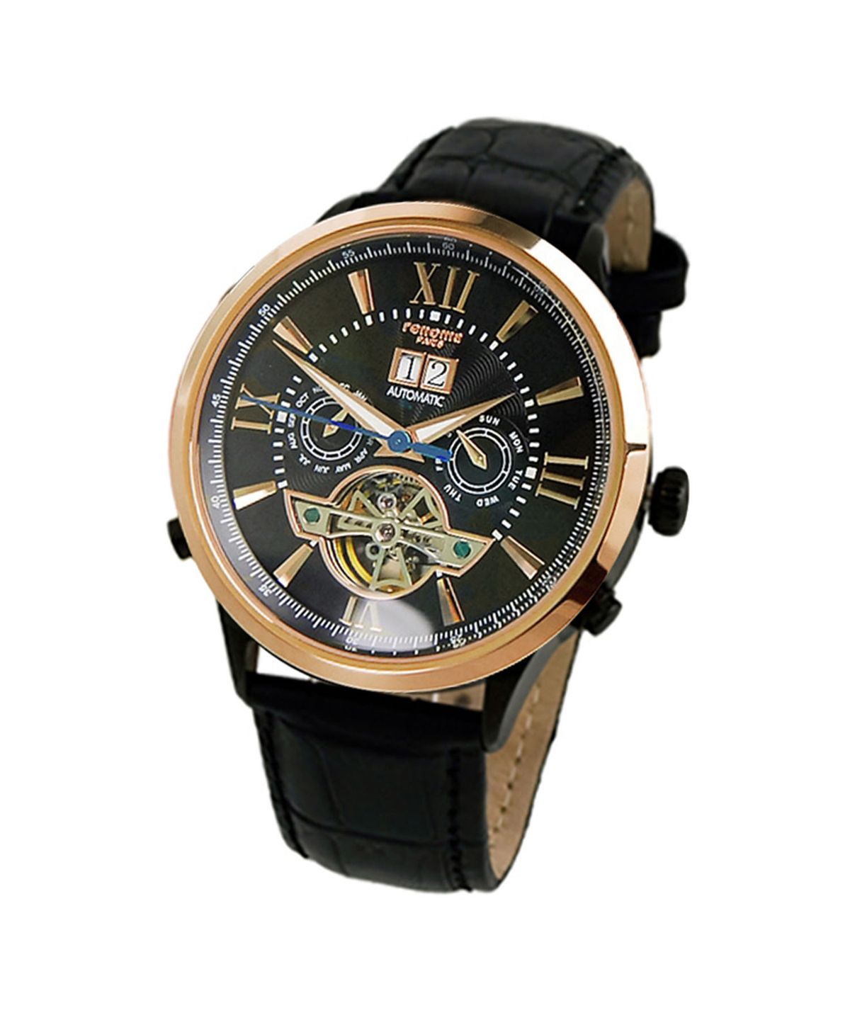 레노마 시계(RENOMA WATCH) 오픈하트 오토매틱 남성 메탈시계 RE230MBB