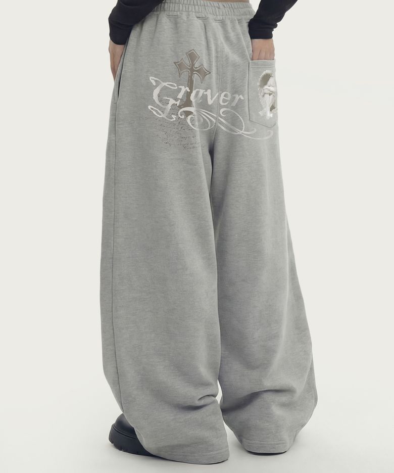 [UNISEX]DONTCRY 트레이닝 와이드 팬츠_2color