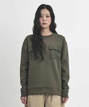 아웃포켓 스쿠바 크루 카키