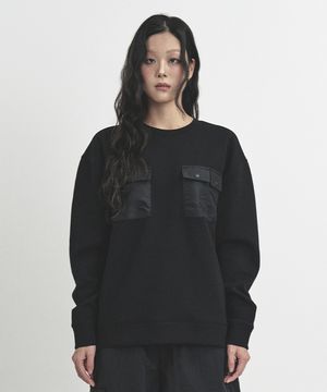 아웃포켓 스쿠바 크루 블랙