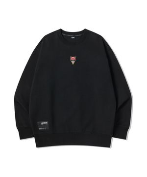 공용) 스몰 힙독 자수 맨투맨